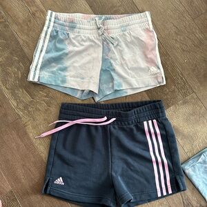 Adidas 2 pairs of shorts and 1 tank.